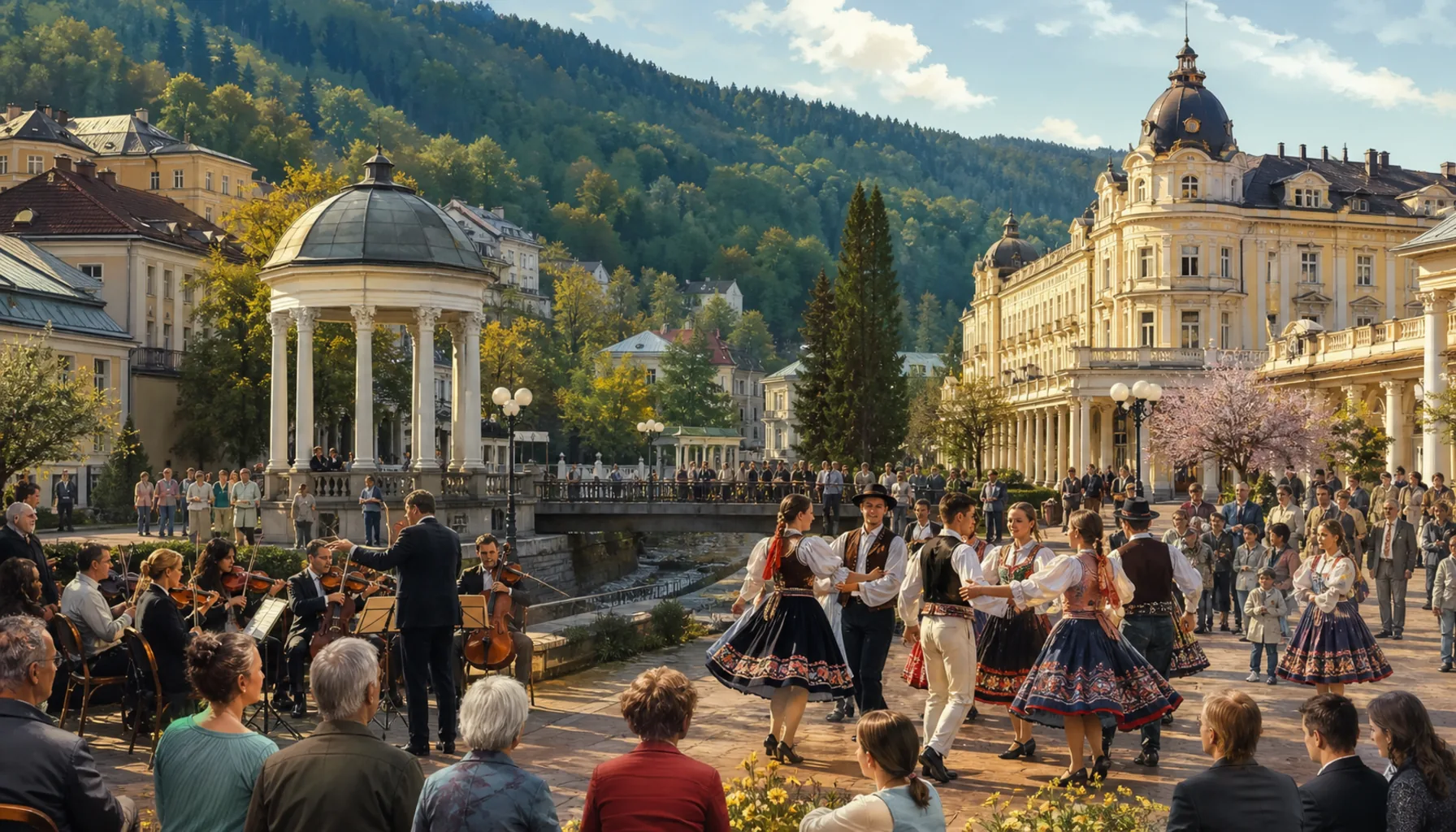 A festival town