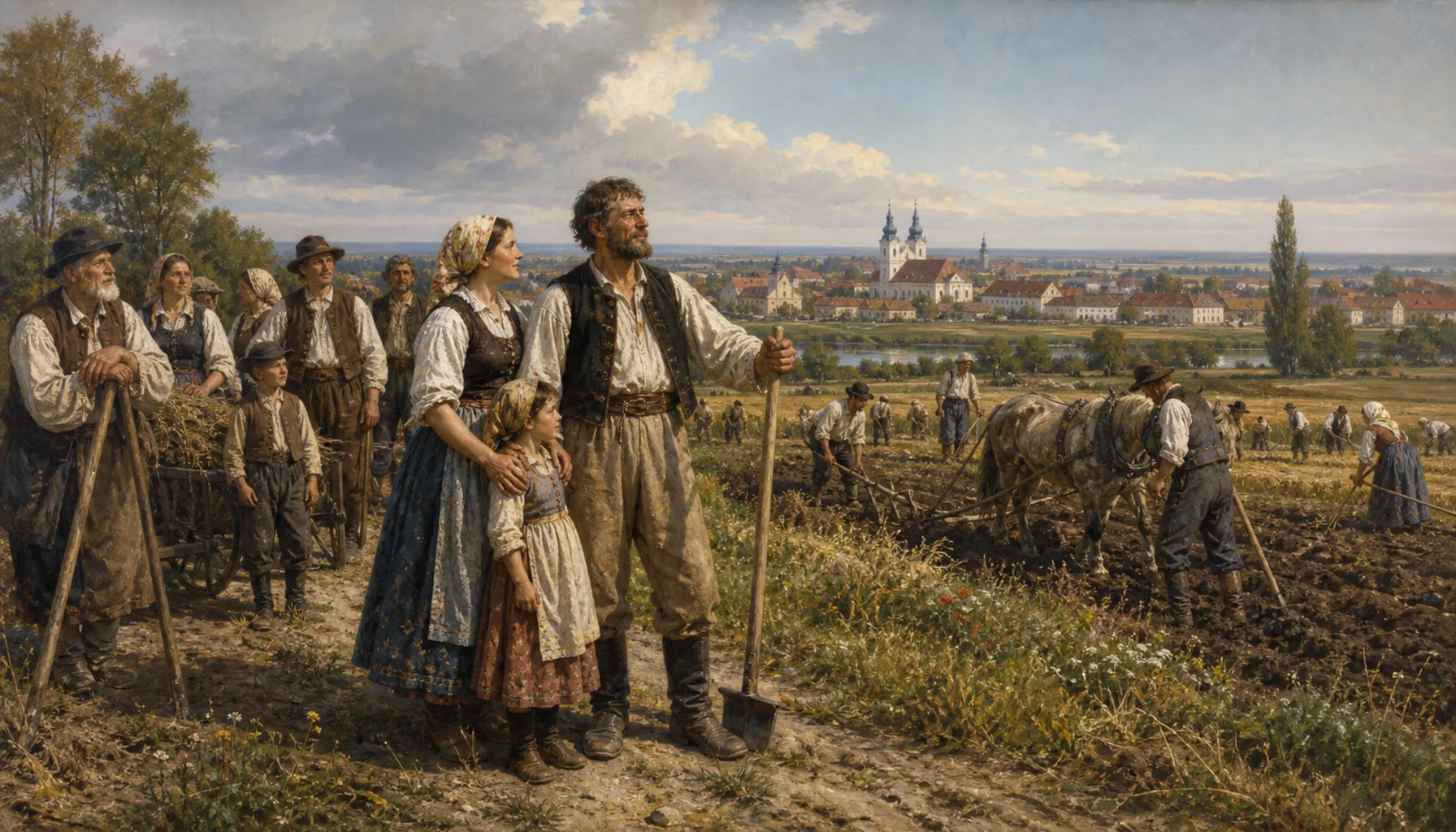The end of serfdom, and one town out of four