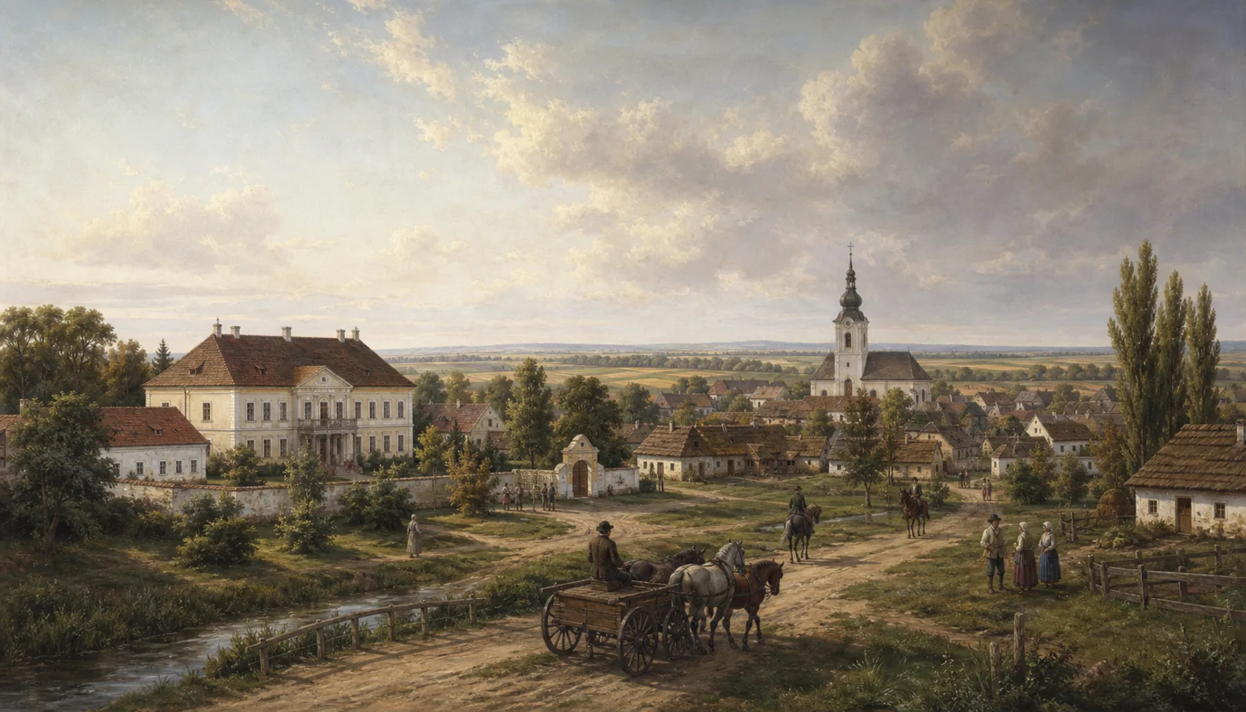 A village that gave a family its name