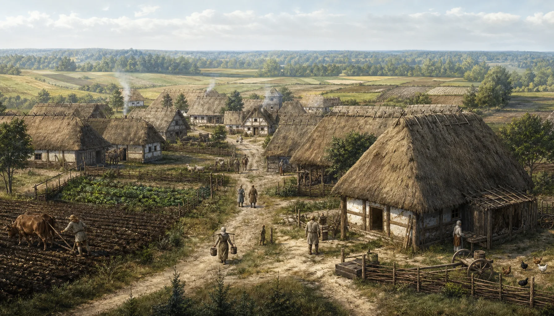 Egbell, a village of the Holíč estate