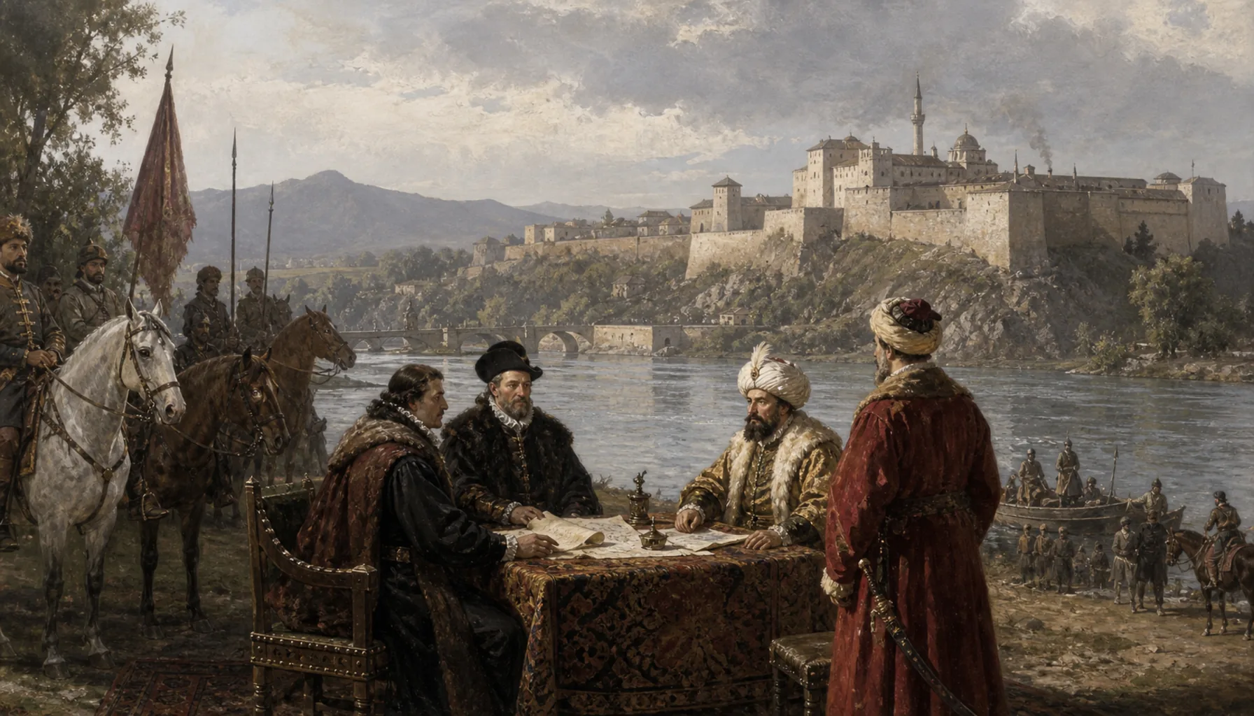 Under the pasha, with a fortress across the river