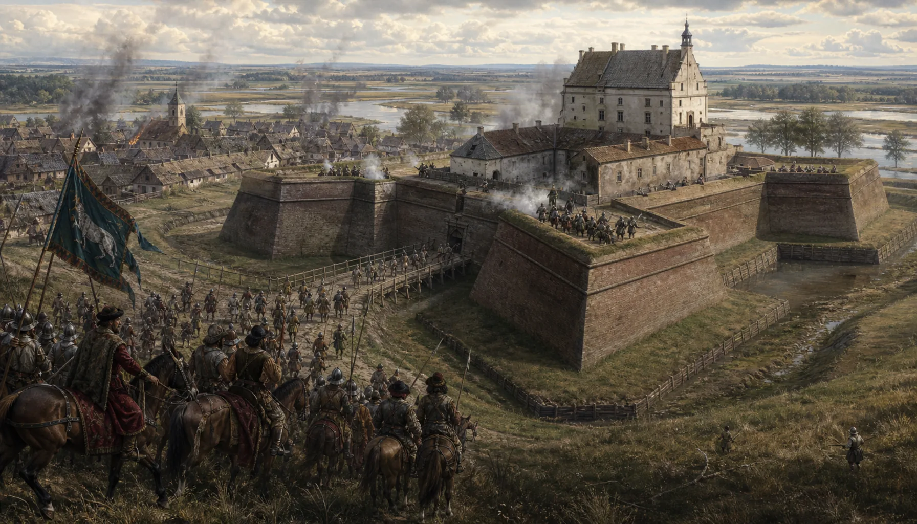 Bastions instead of walls