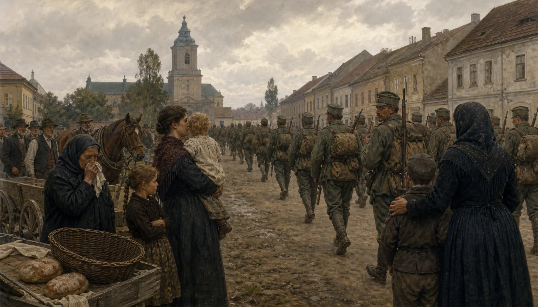 The empire that owned the town collapses