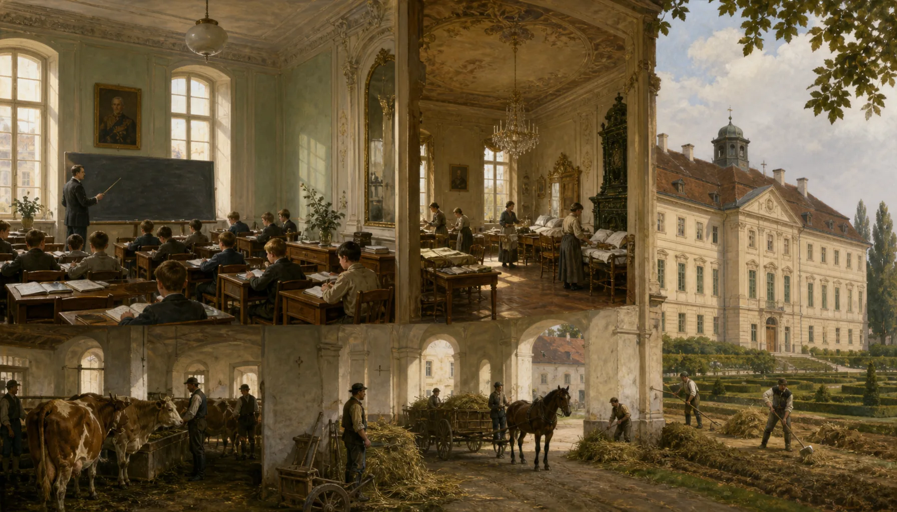 The château becomes public property