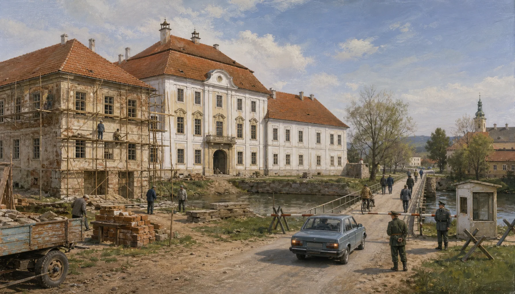 Restoring a palace, one wing at a time