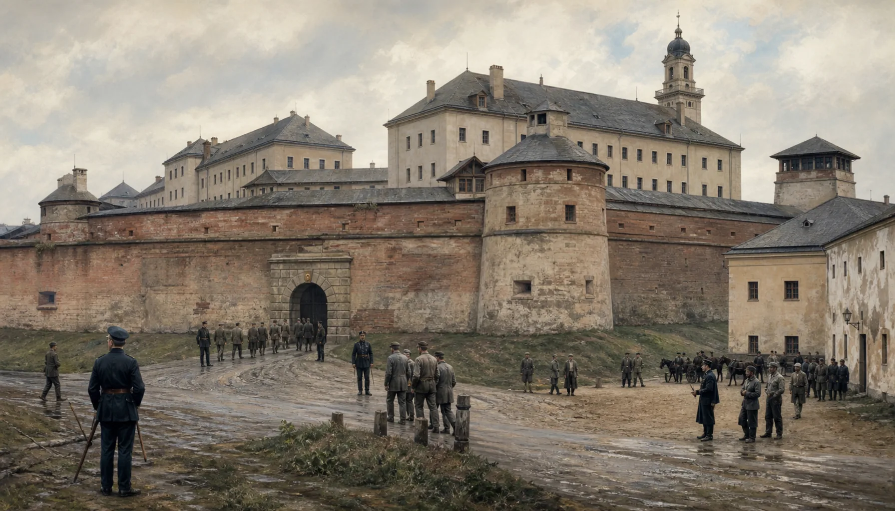 A Czechoslovak prison, doing the same job