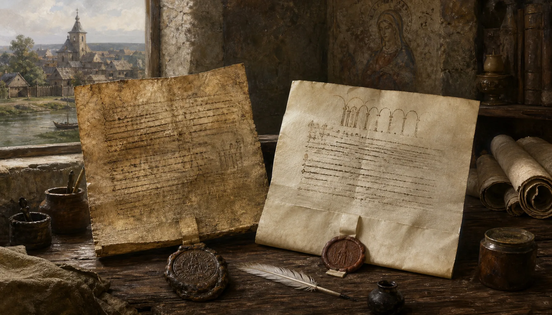A forged charter and a real one