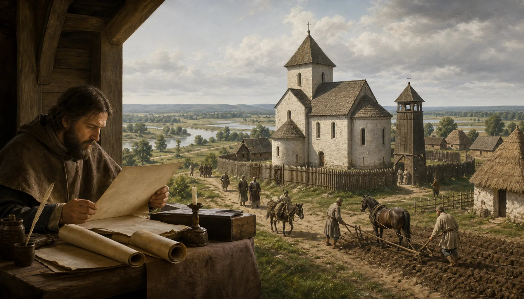 The first mention, and a church district