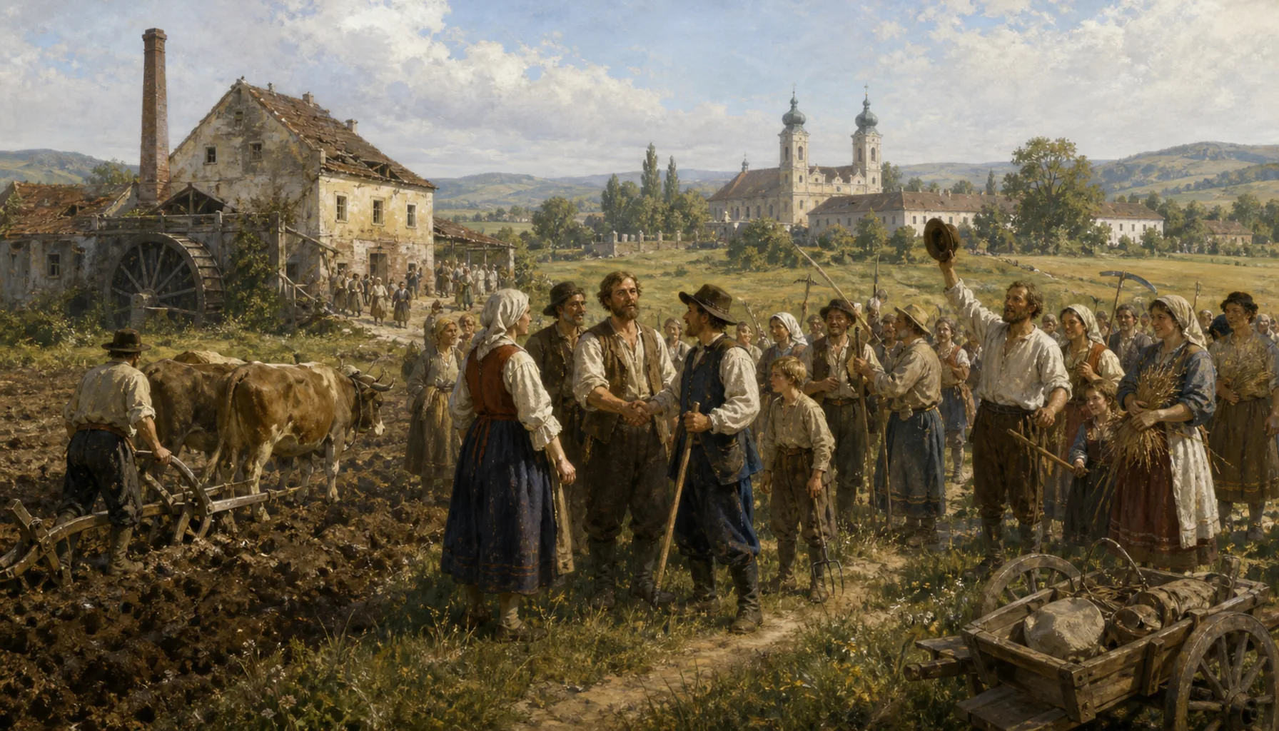 The mill closes, the serfs are freed