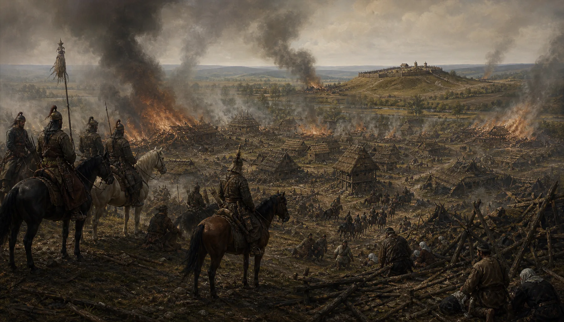After the Mongols came the stone castles