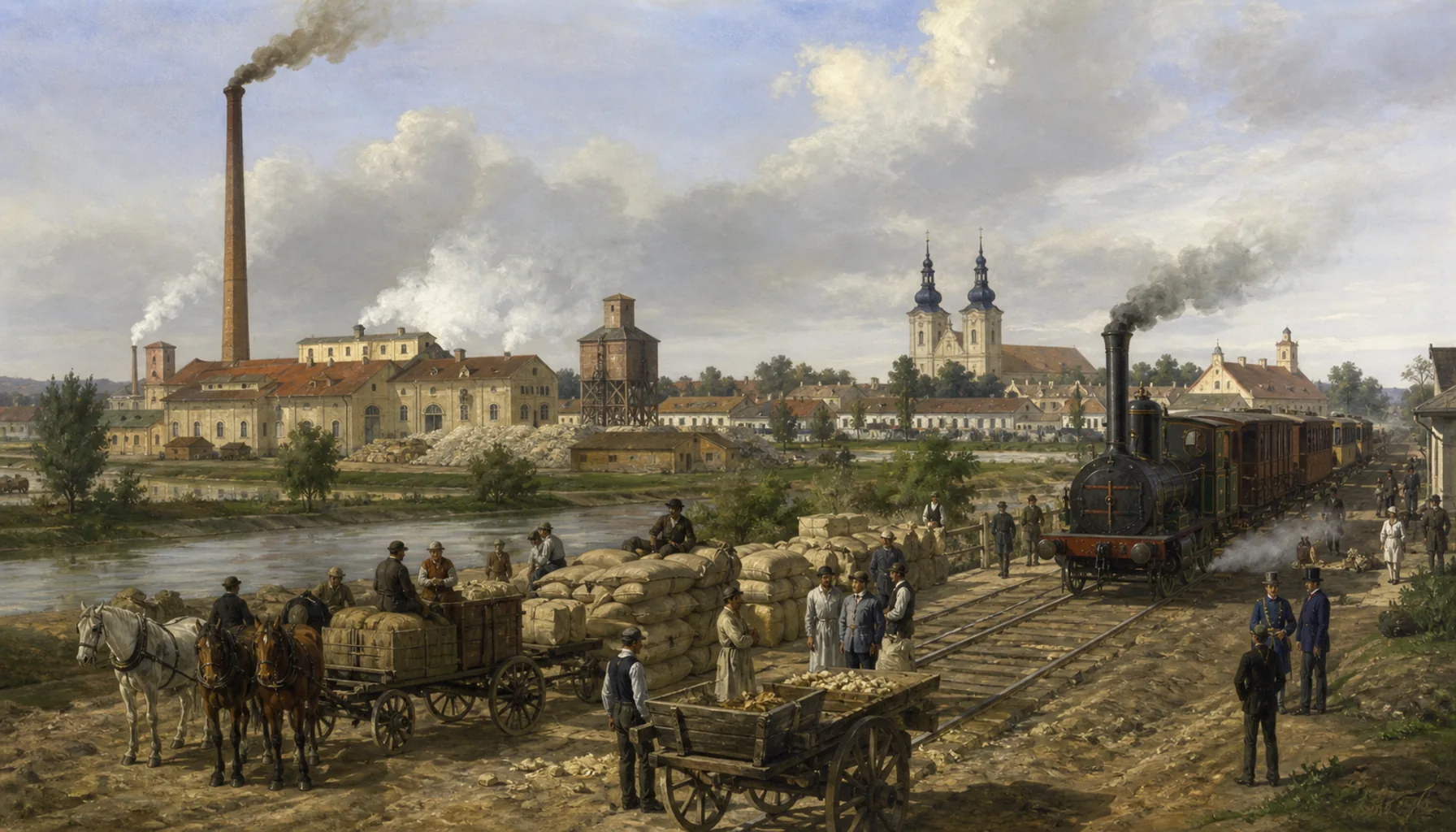 Sugar, and the first railway in the kingdom