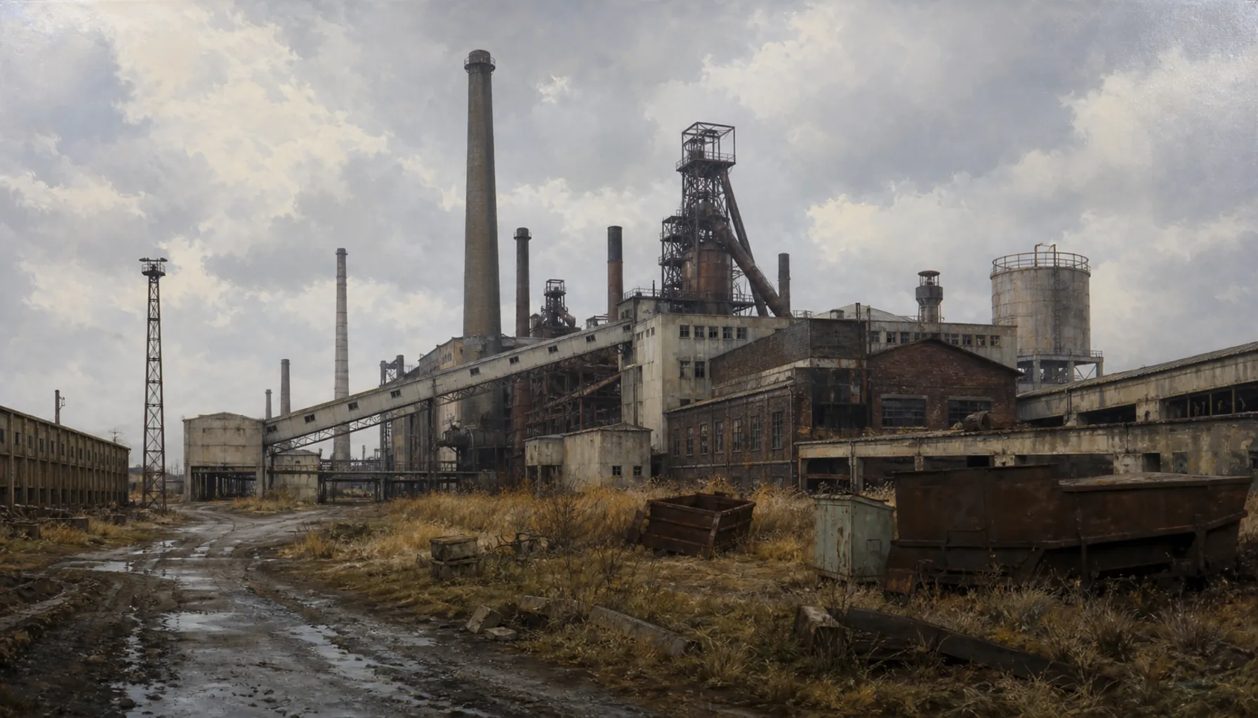 The smelter closes