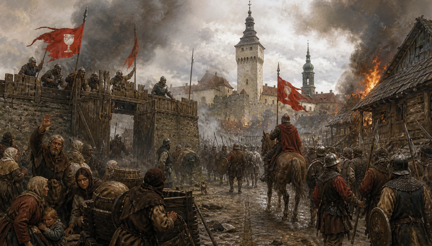 The Hussites take the town