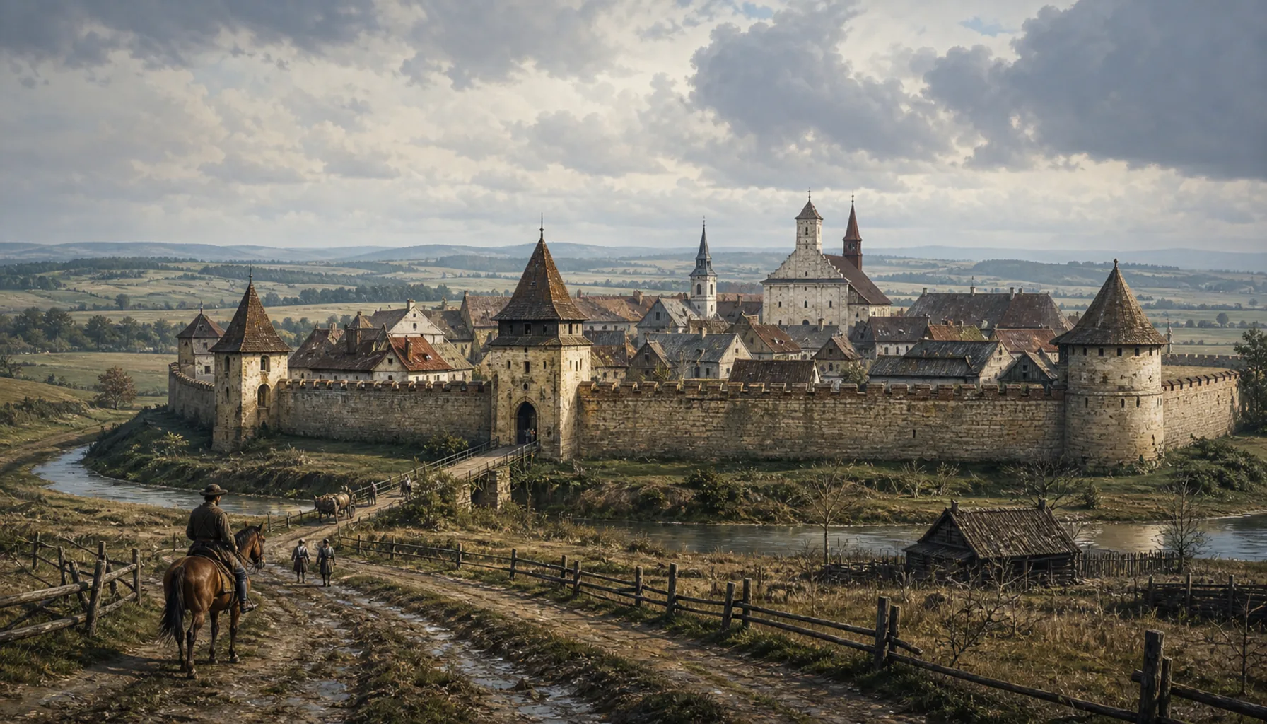 Walls that were never stormed