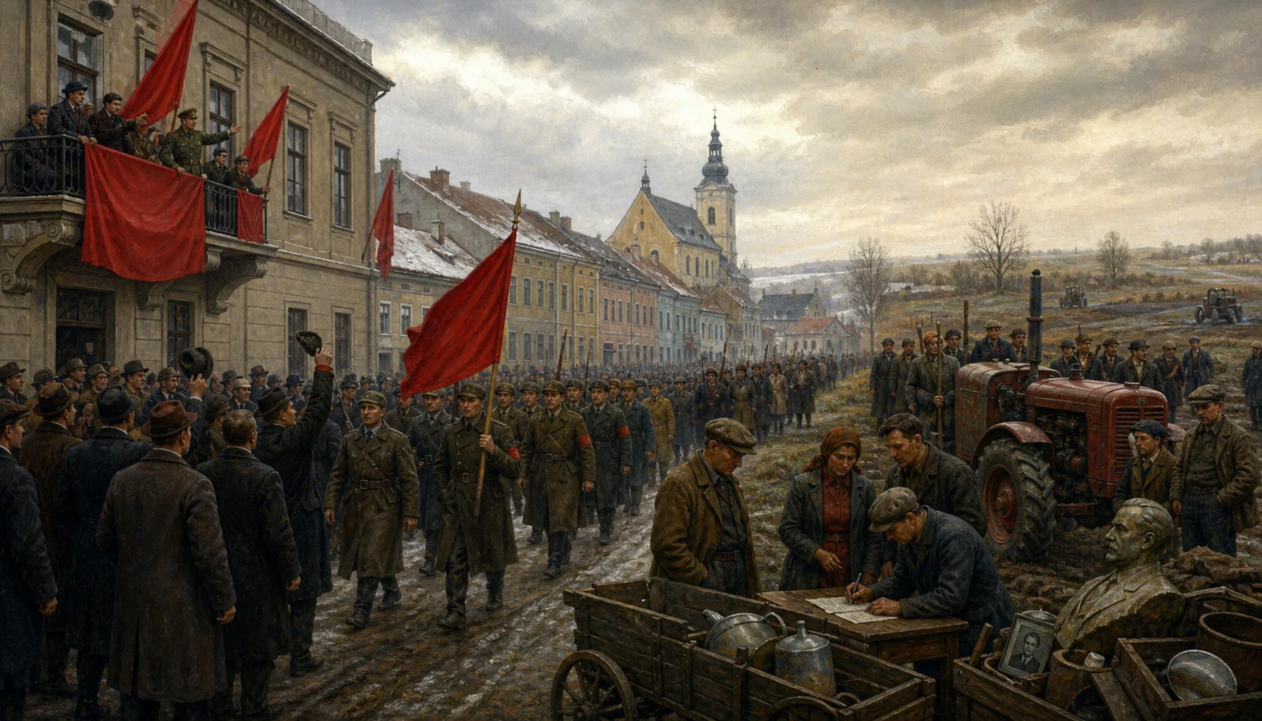 Nationalised, collectivised, and demoted