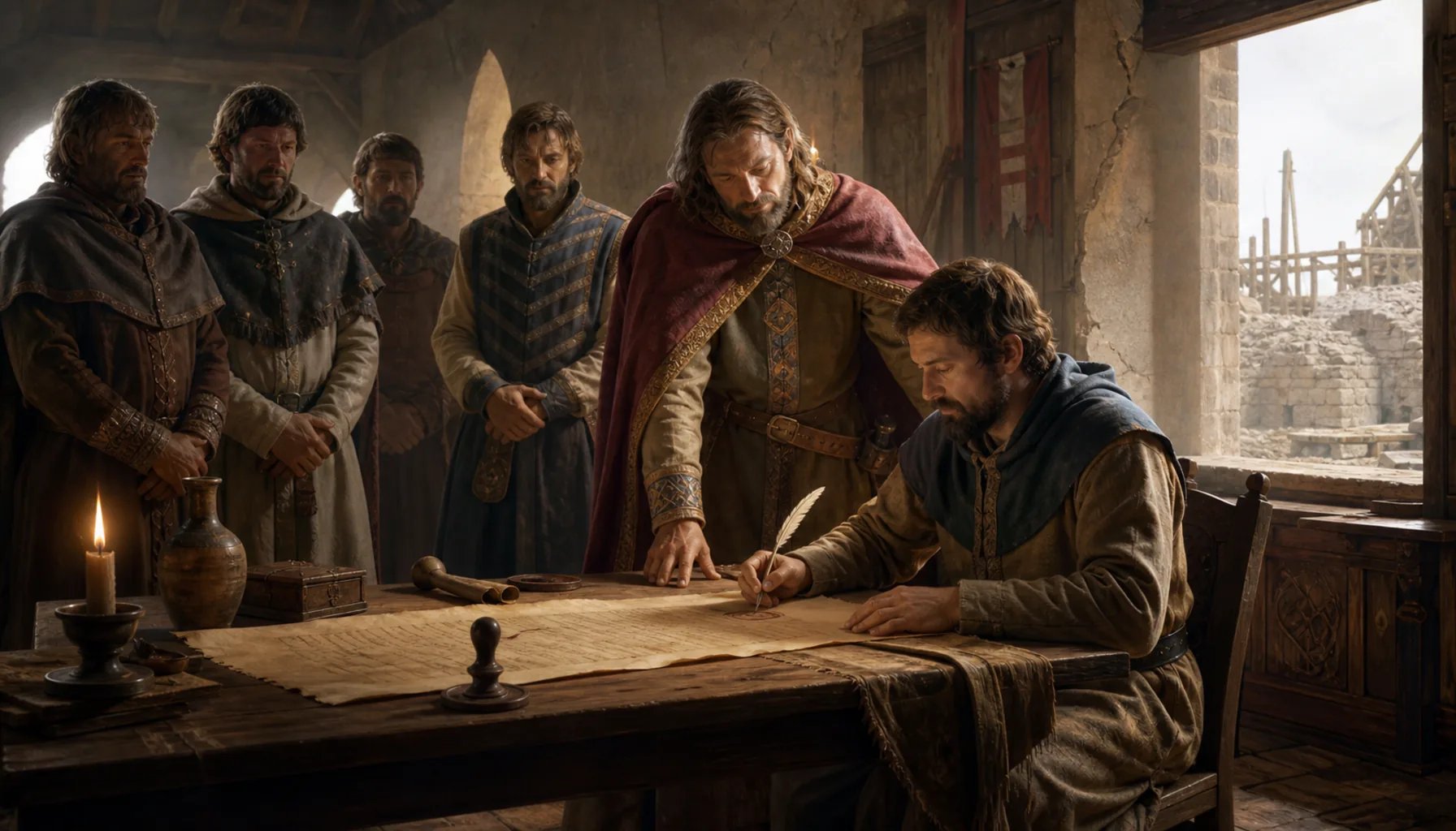 Written down while the kingdom was being rebuilt