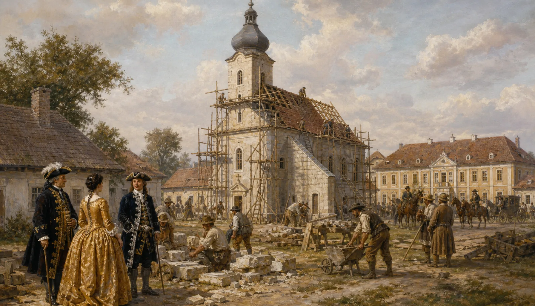 The Zichys, and a church rebuilt