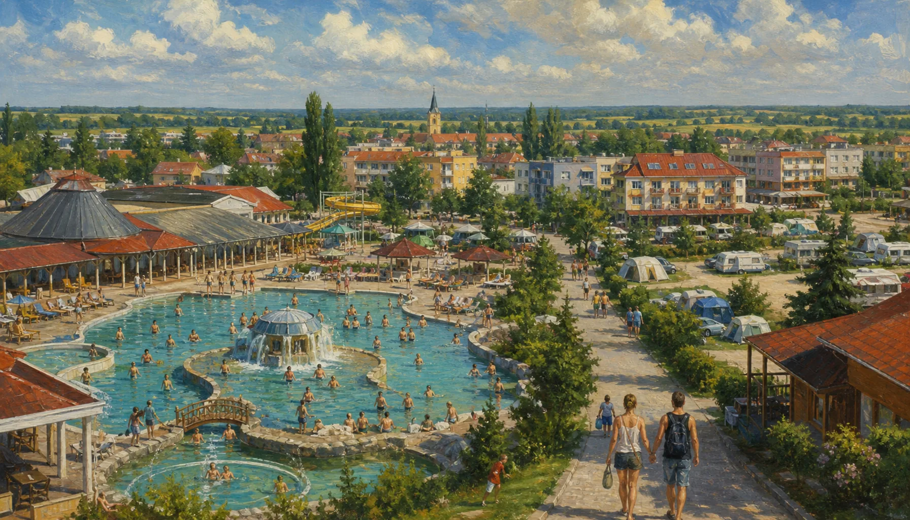 A town that lives on its water
