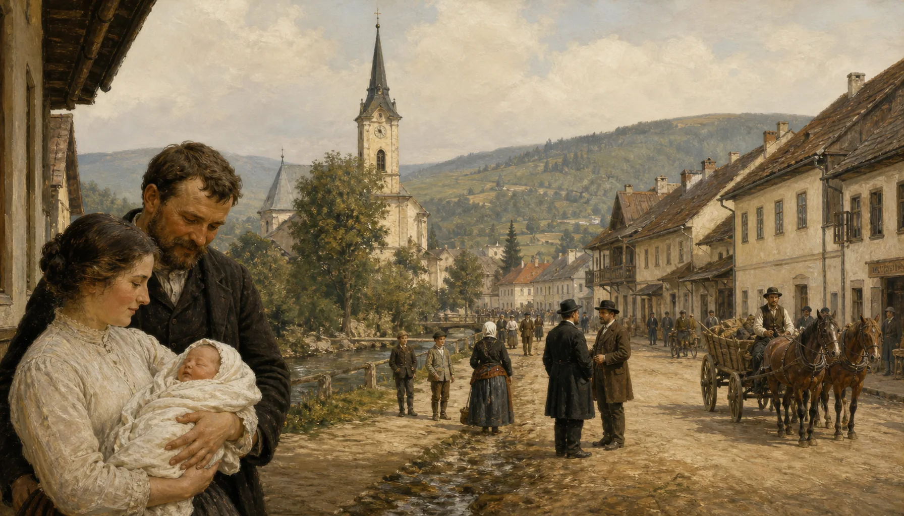 A boy is born in Nagybiccse