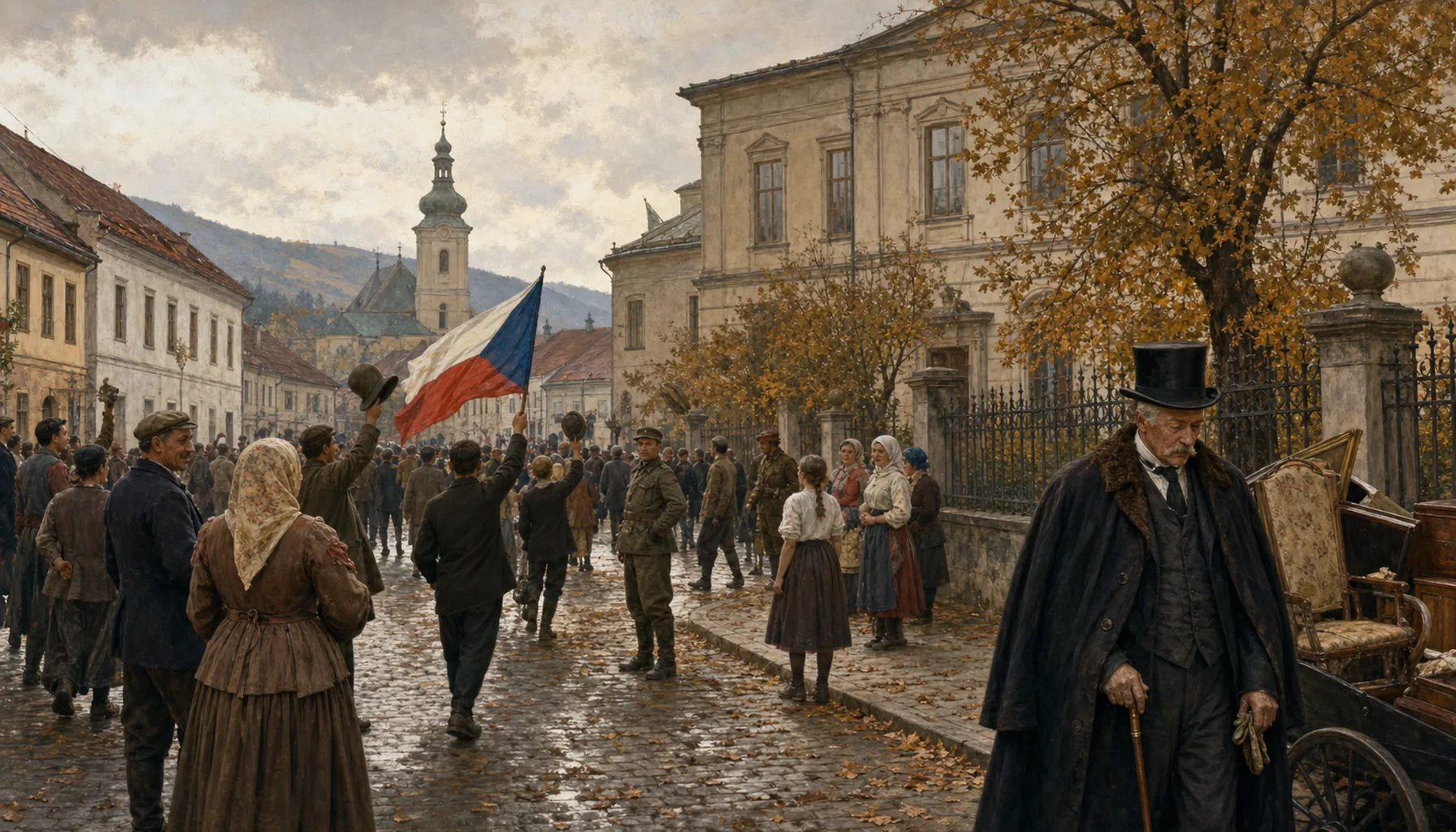 Czechoslovakia, and a bankrupt baron