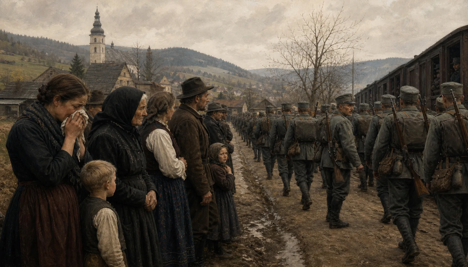 The war, and Kragujevac