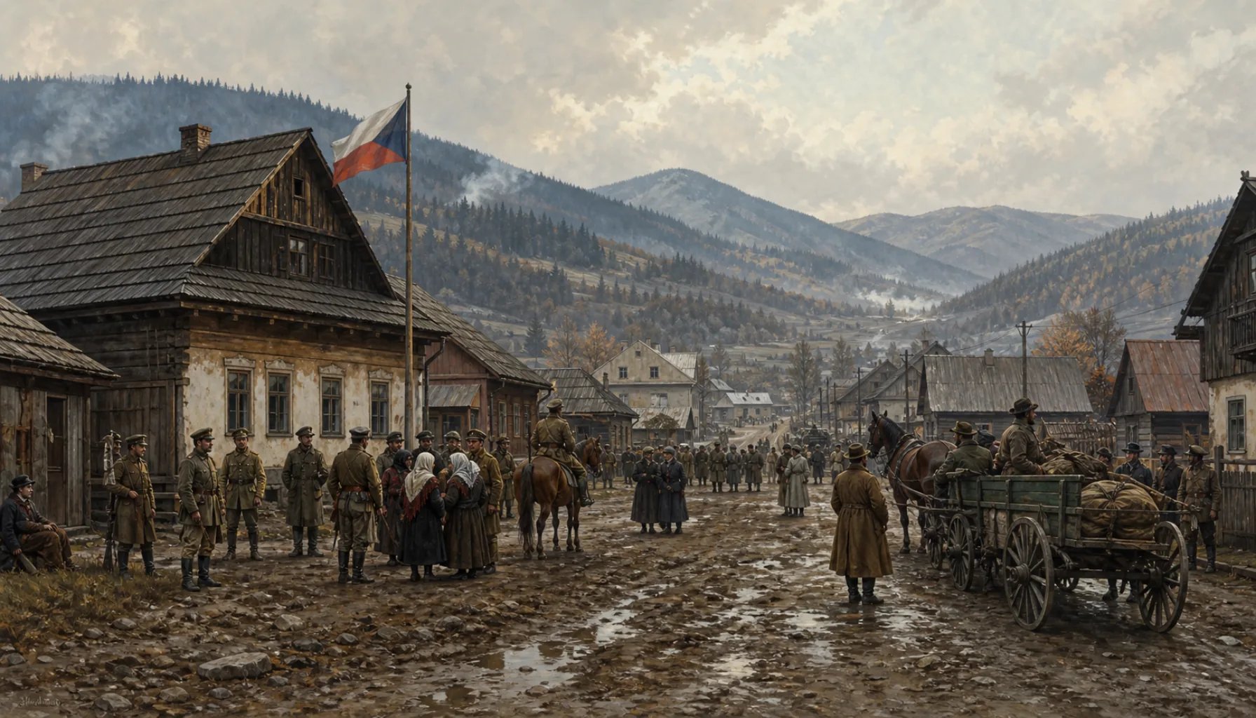 A frontier town of the new republic