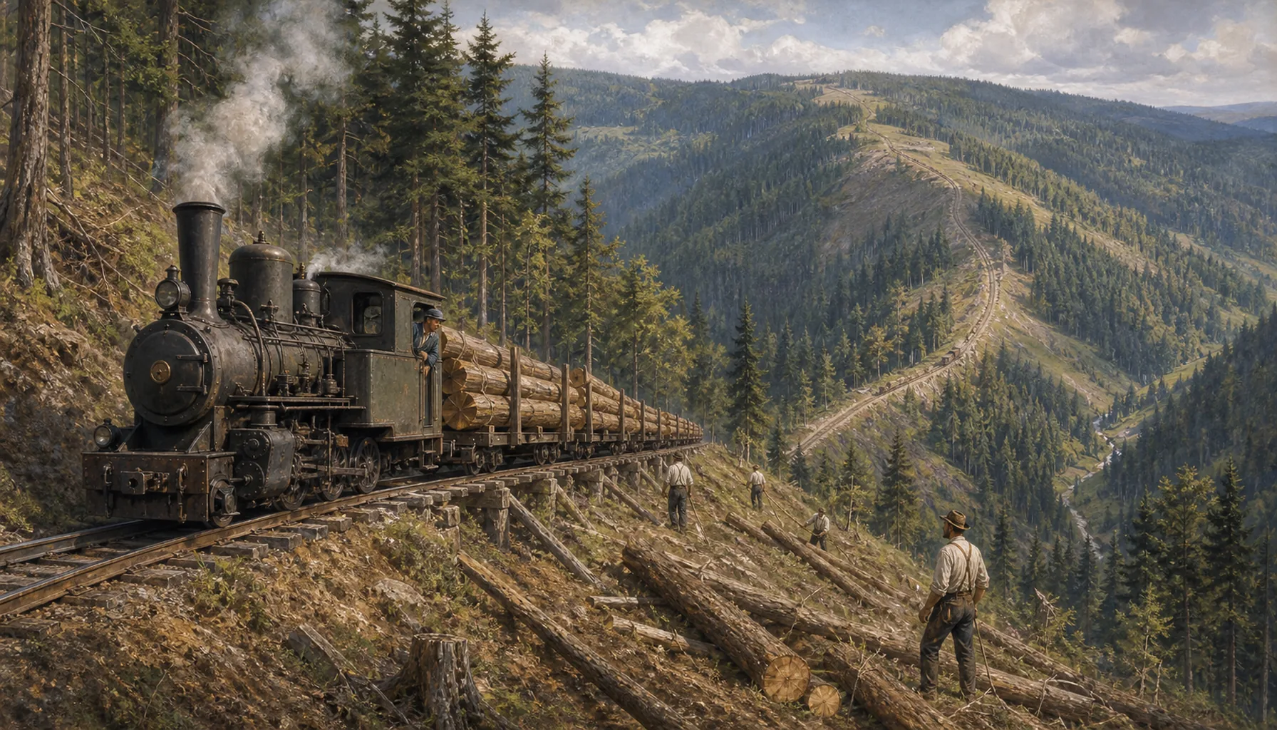 The railway that climbed backwards