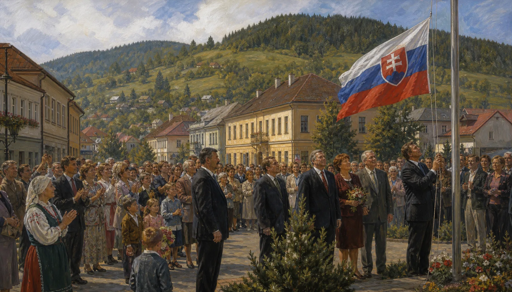 A town at last, 676 years later