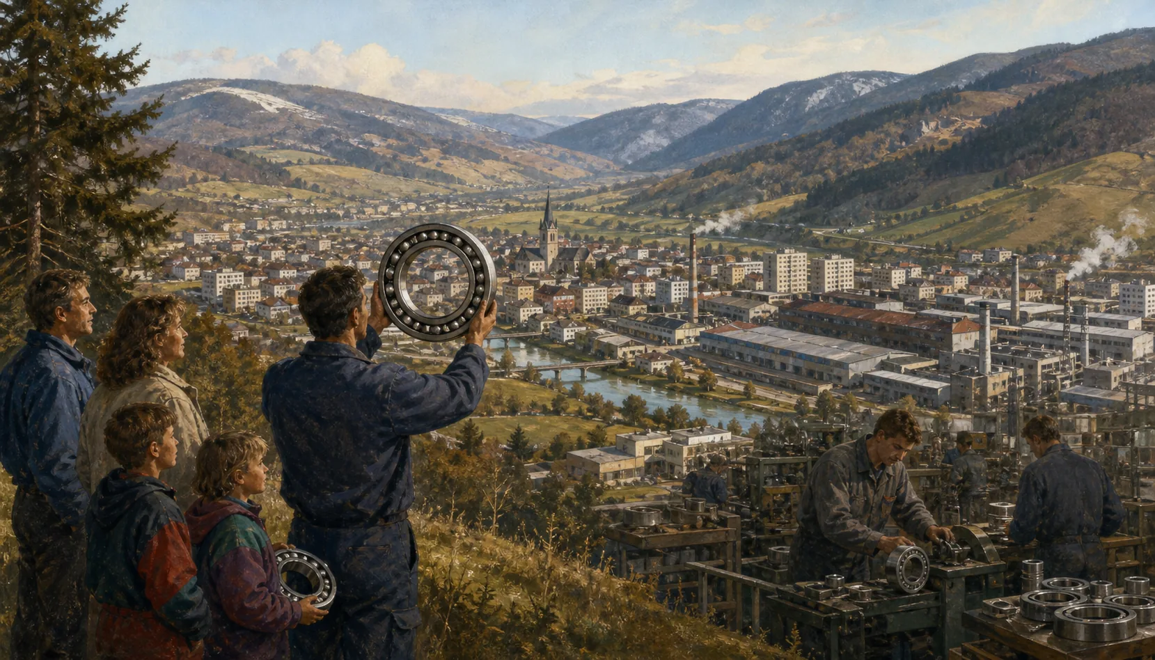 Bearings for the world, from one valley