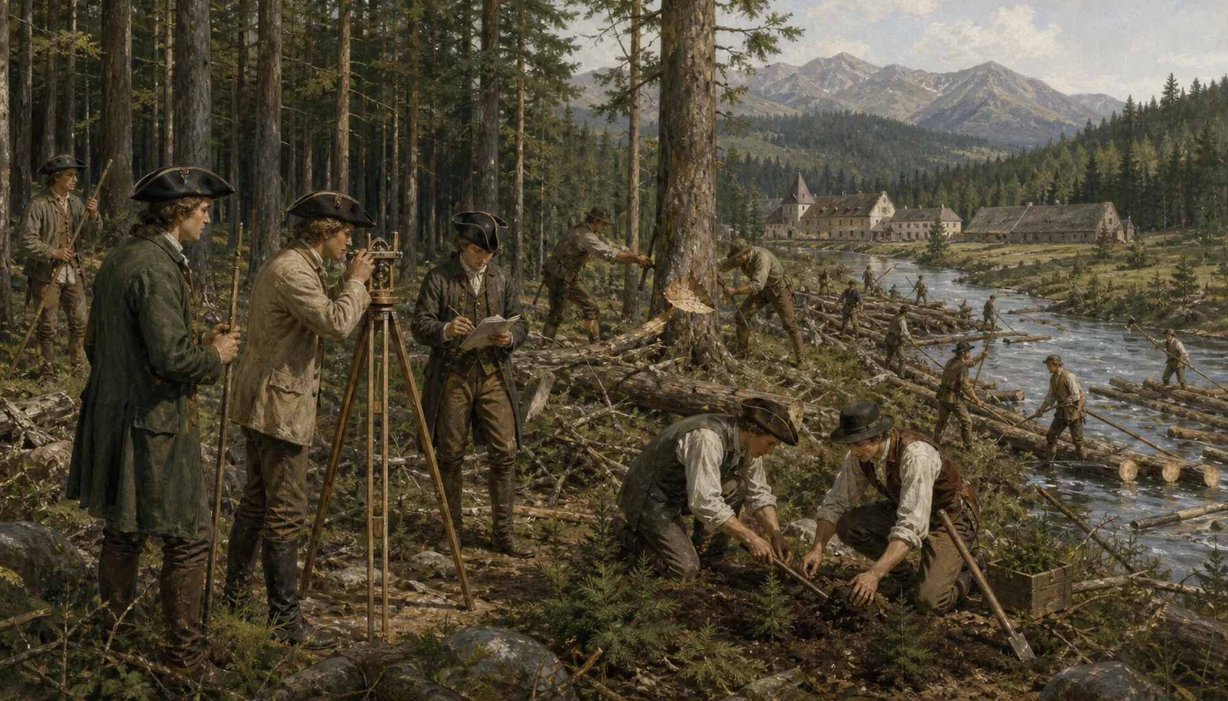 The first forestry school in the kingdom