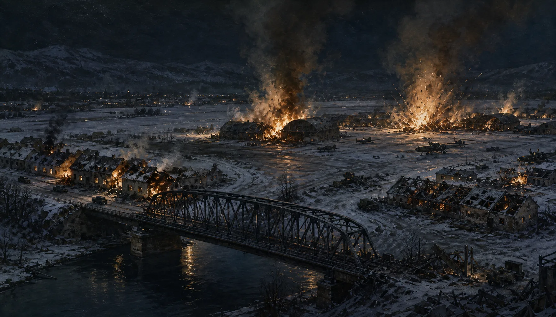 The bridge, and the night the front passed