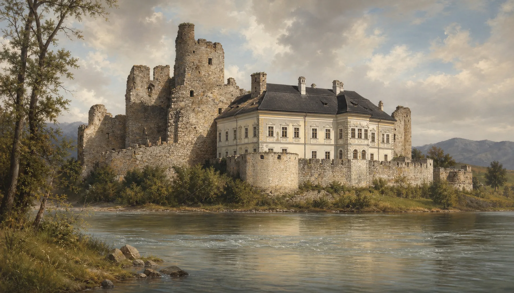 A ruin, a manor and a school that never left