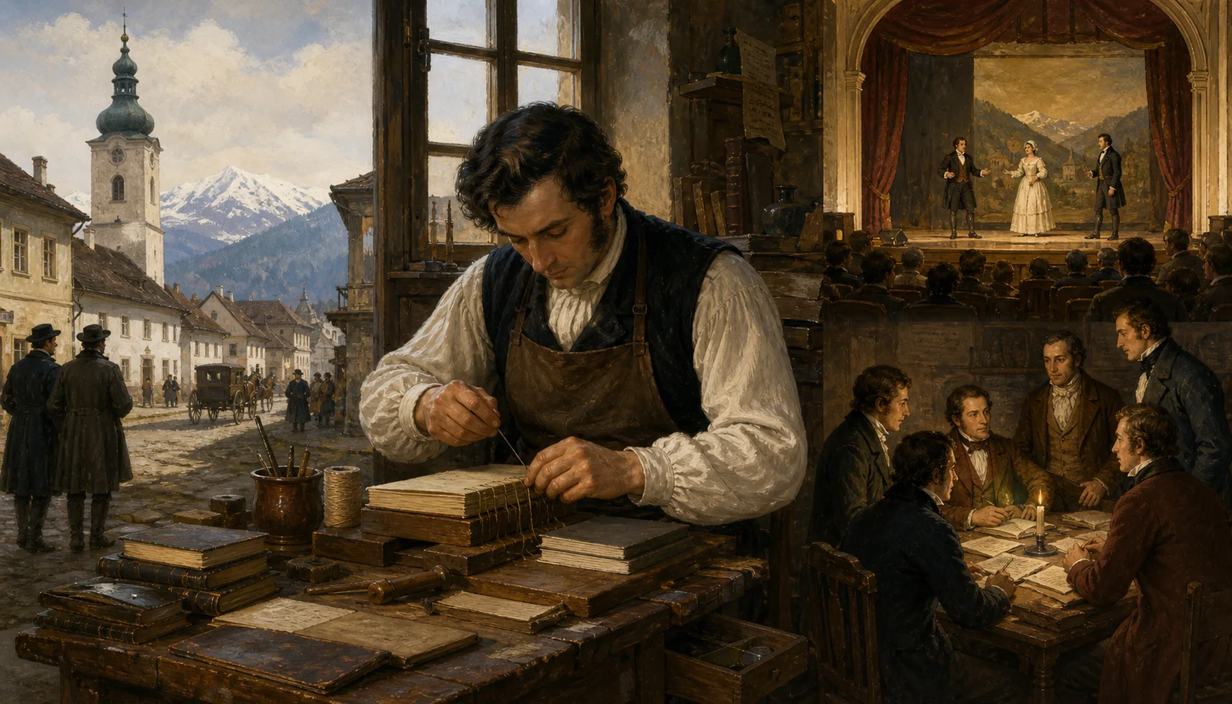 A bookbinder, a theatre and Tatrín