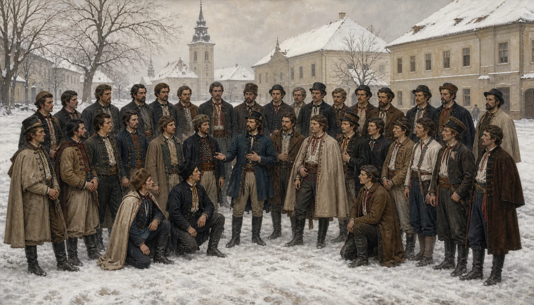 Thirty-four volunteers and a meeting in the snow
