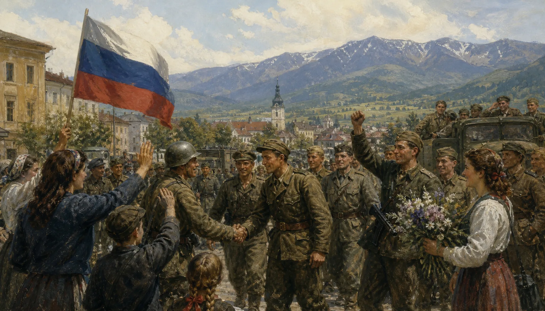 The front in the basin, Bukoviny, liberation