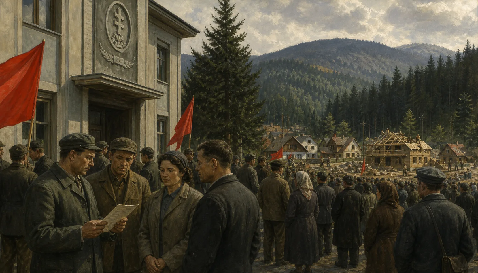 Matica under the regime, and a village rebuilt in the woods