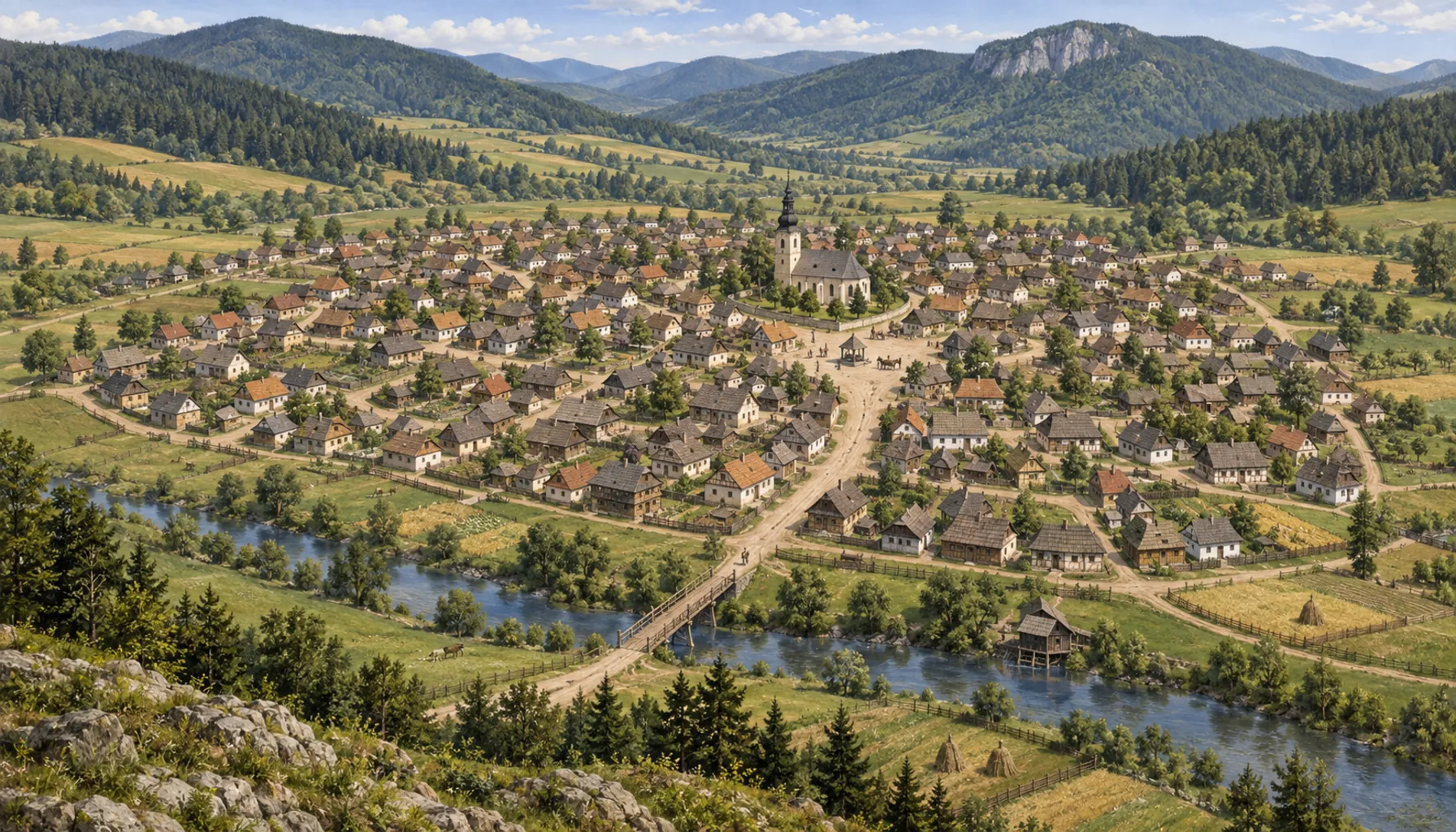One hundred and thirty-eight houses