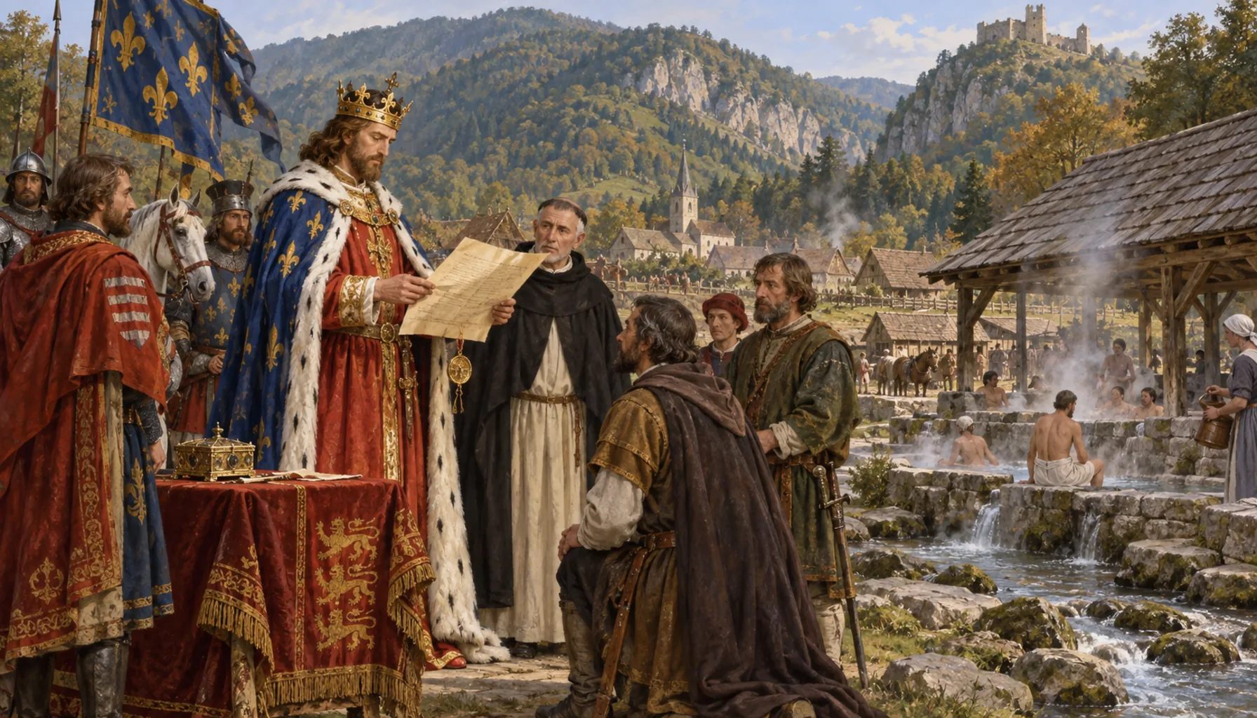 Tapolcha, in a king's charter