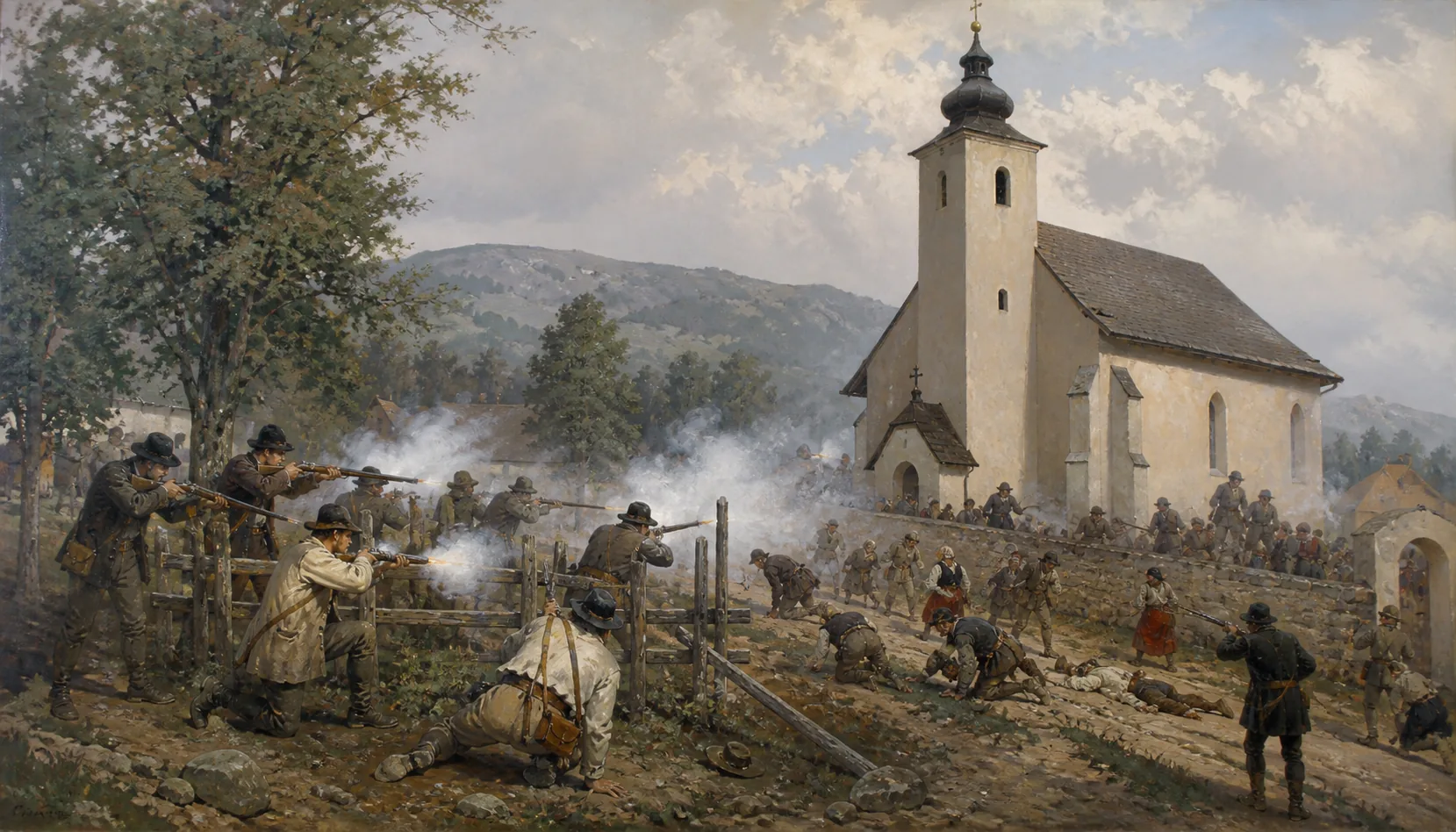 The shooting at Černová