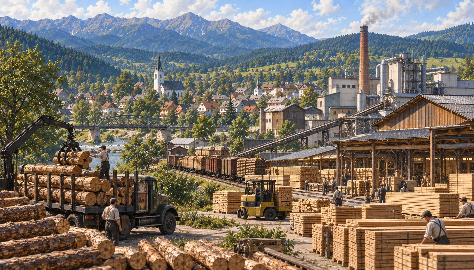 A town again, after most of a century