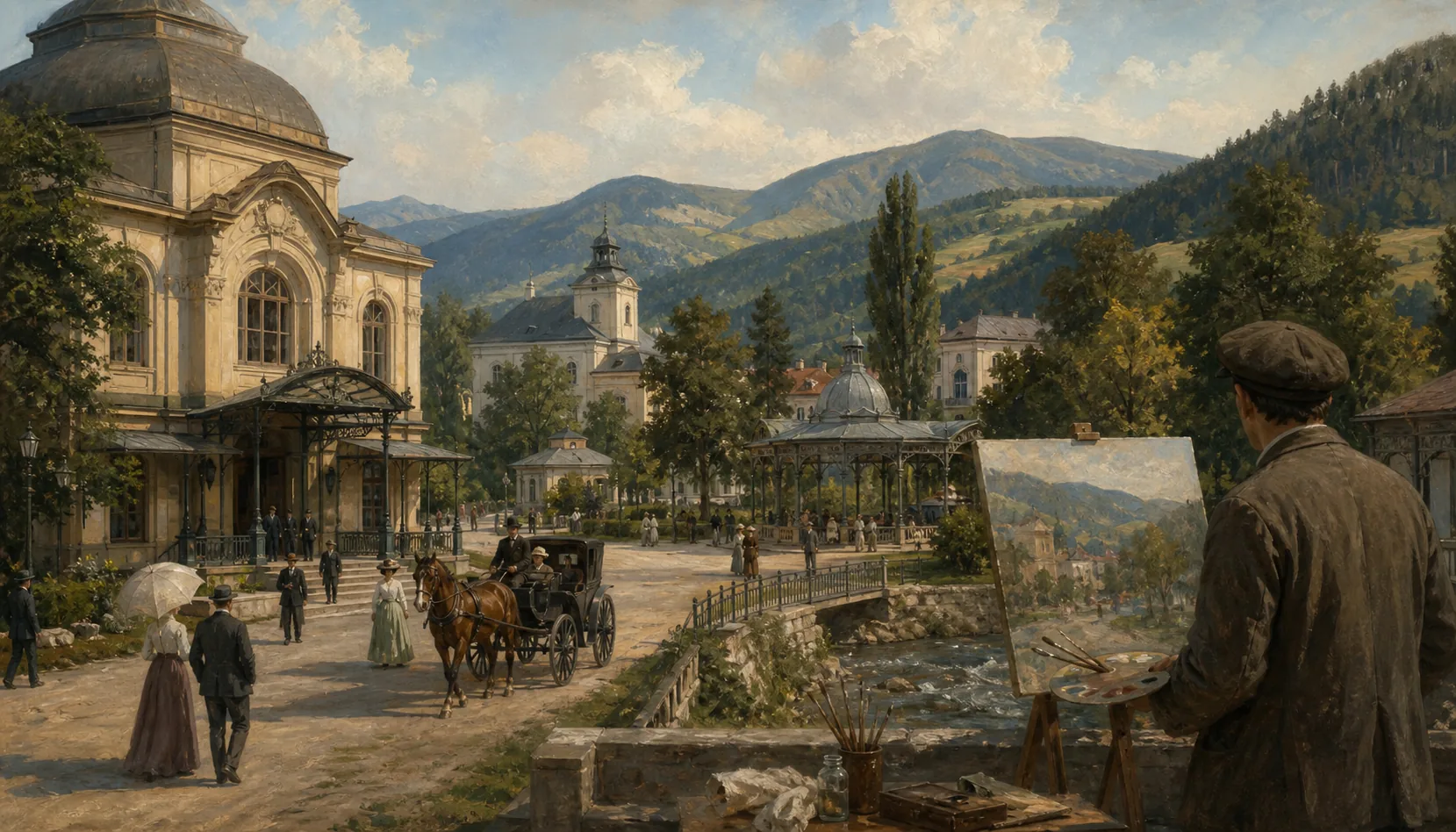 Štubňanské Teplice, and a painter born here
