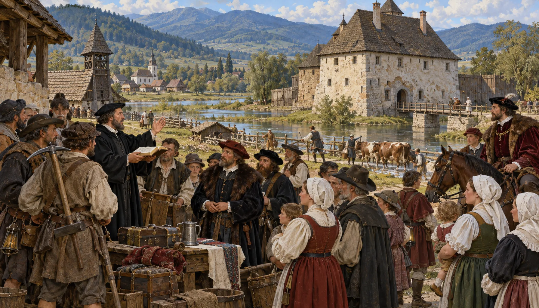 The Reformation, and a manor in the water meadow