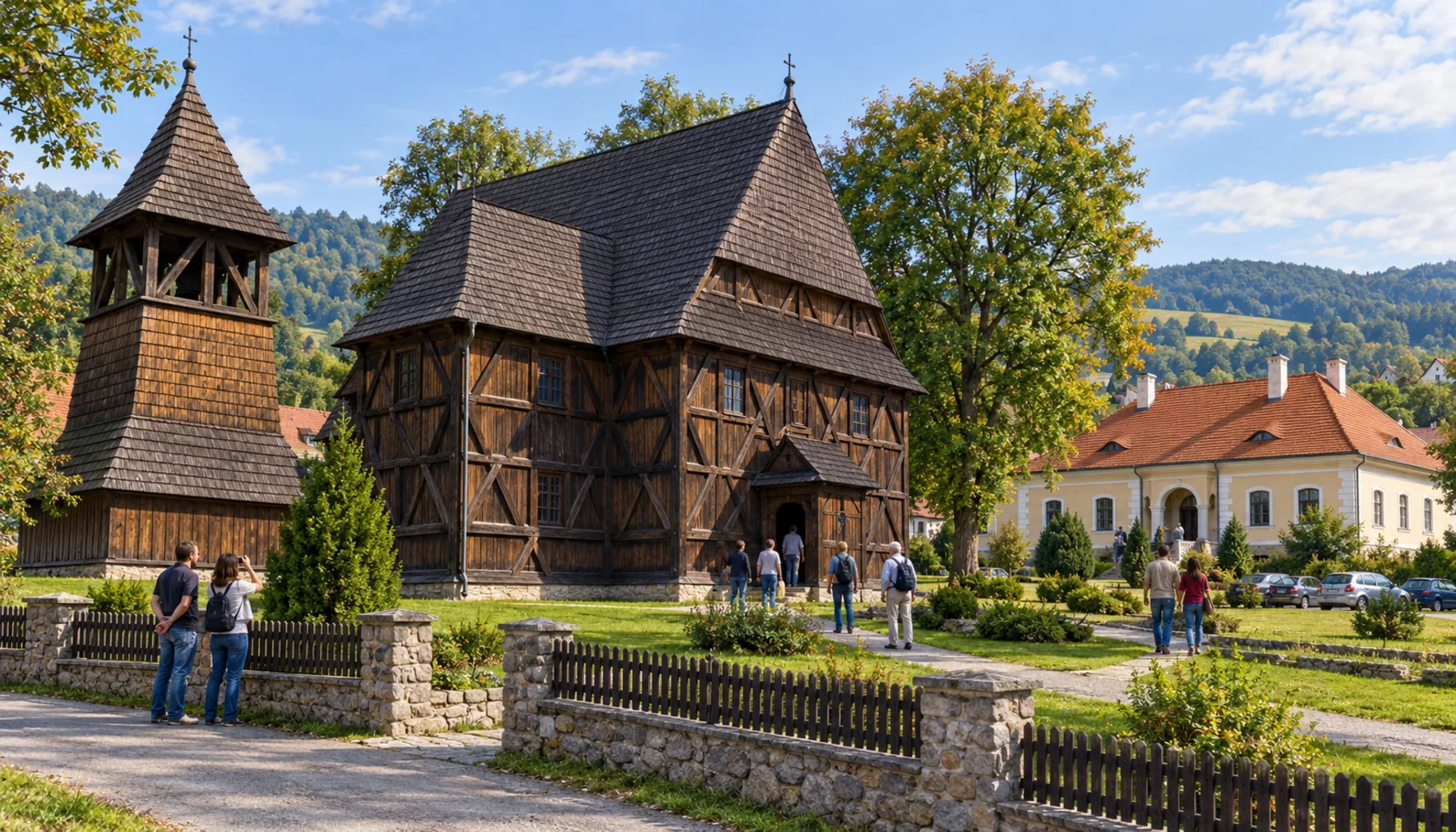 UNESCO, and a manor pulled back from ruin