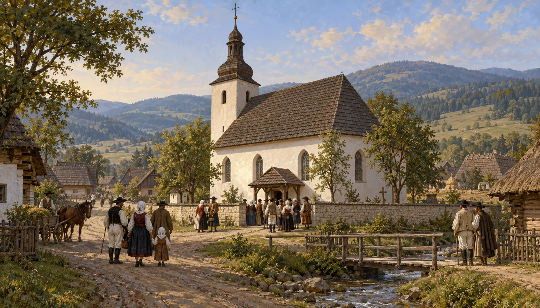 A Lutheran church, once it was allowed