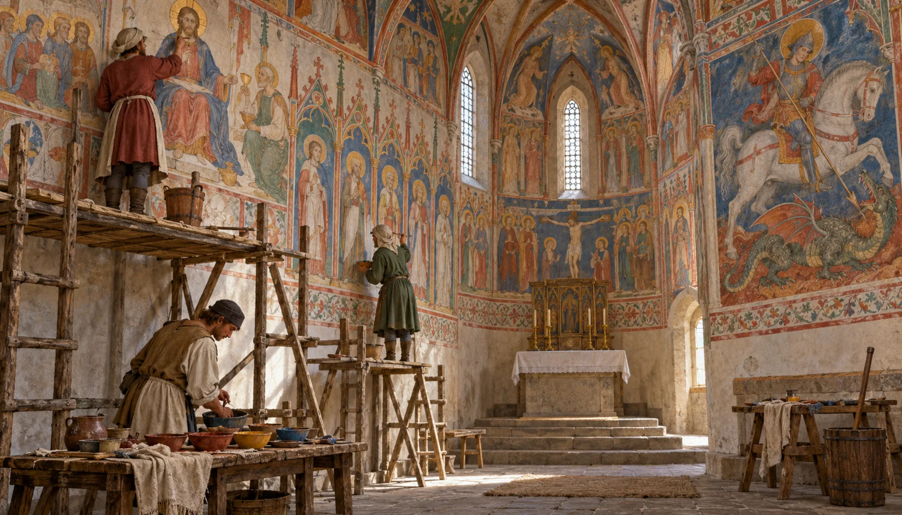 The year the walls were painted