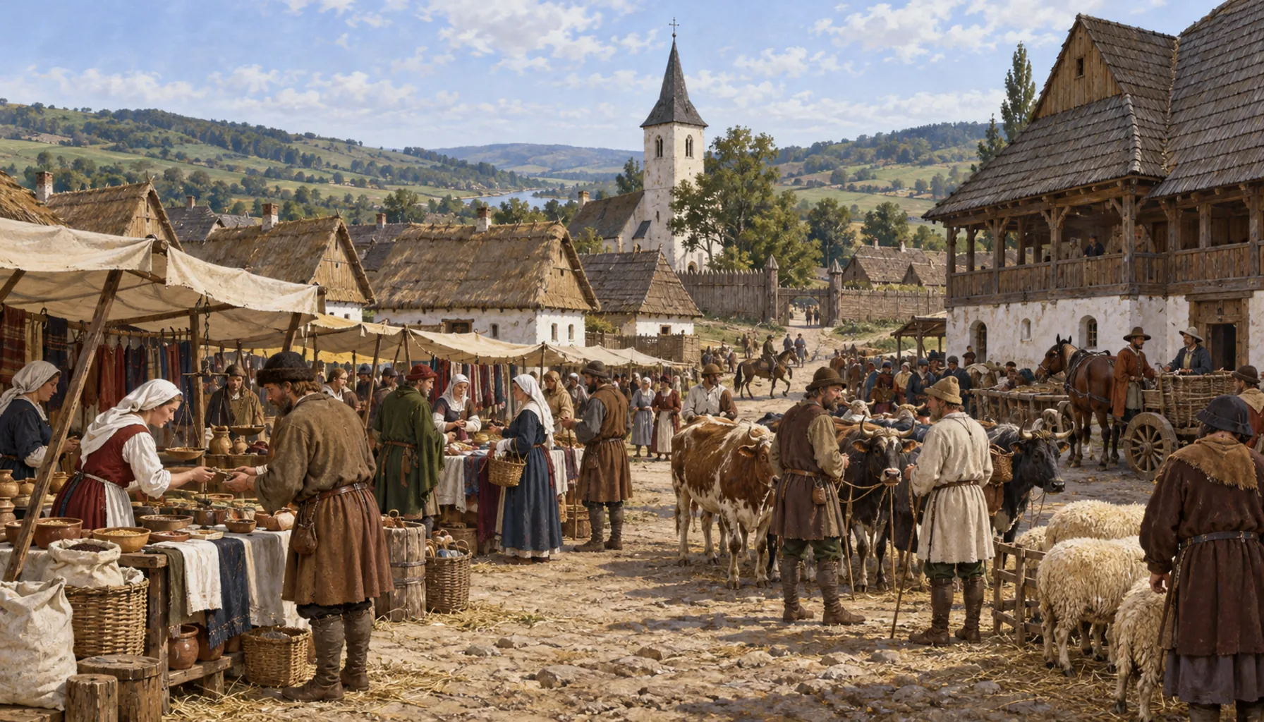 A market town that never became a town