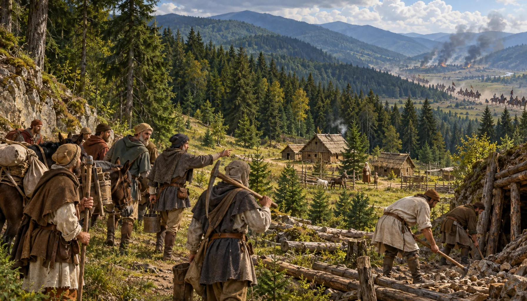 After the Mongols, the miners are invited in