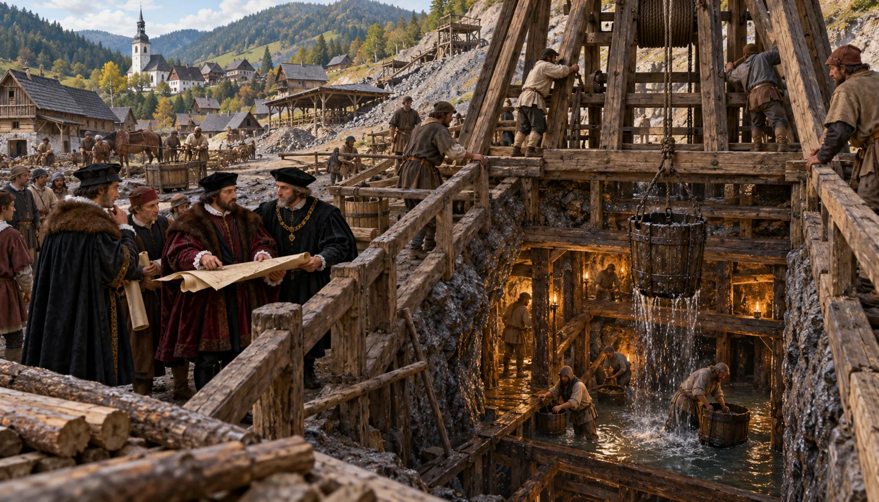 Thurzo, the Fuggers and a shaft of a new kind