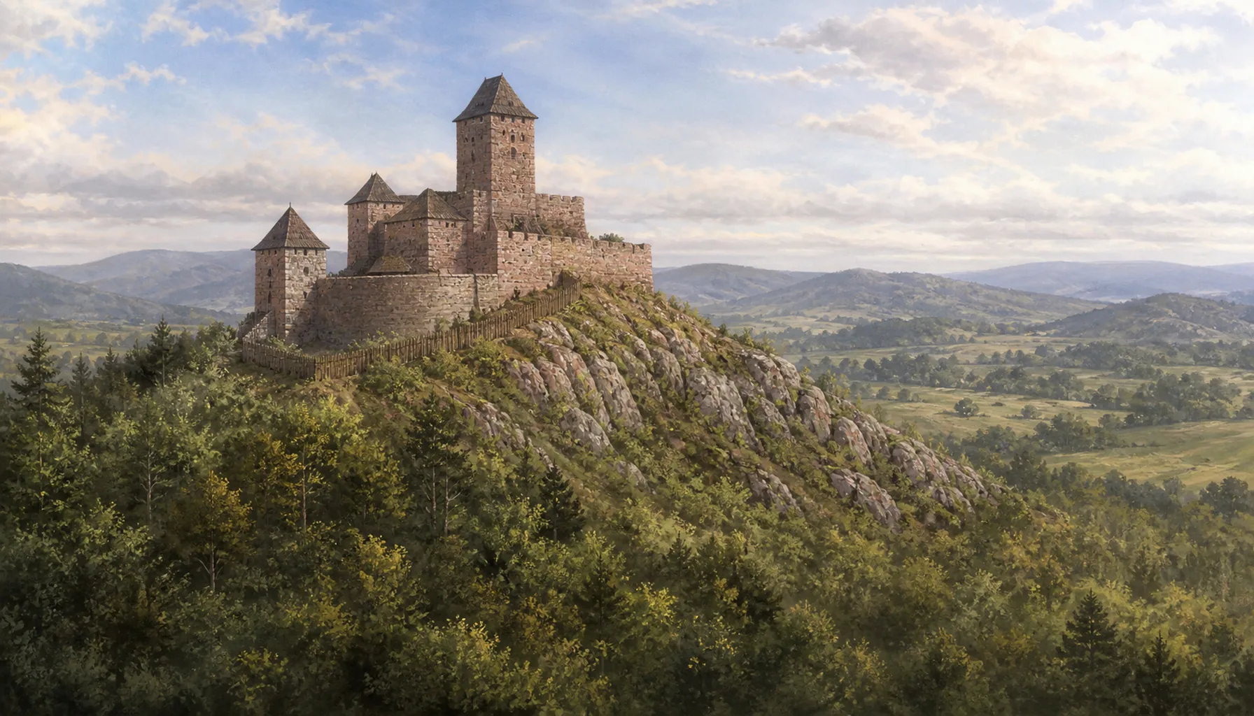 Rotenstein — the castle is named before the invasion