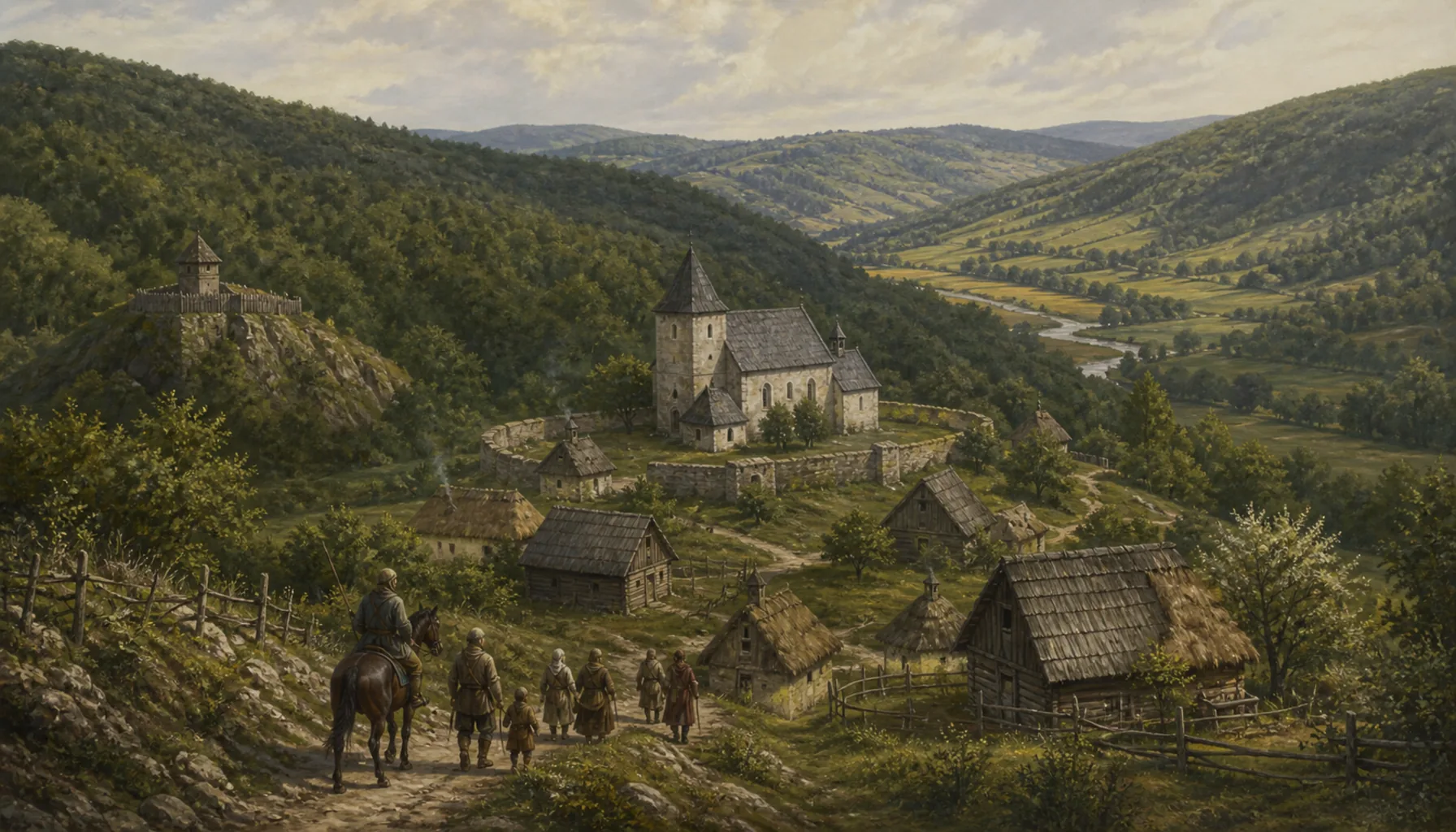 The valley enters the written record